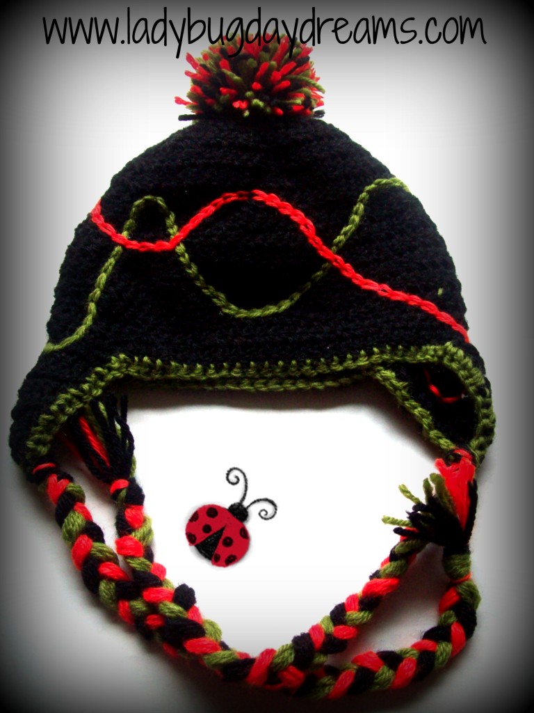 Scribble Hat by Ladybug Daydreams