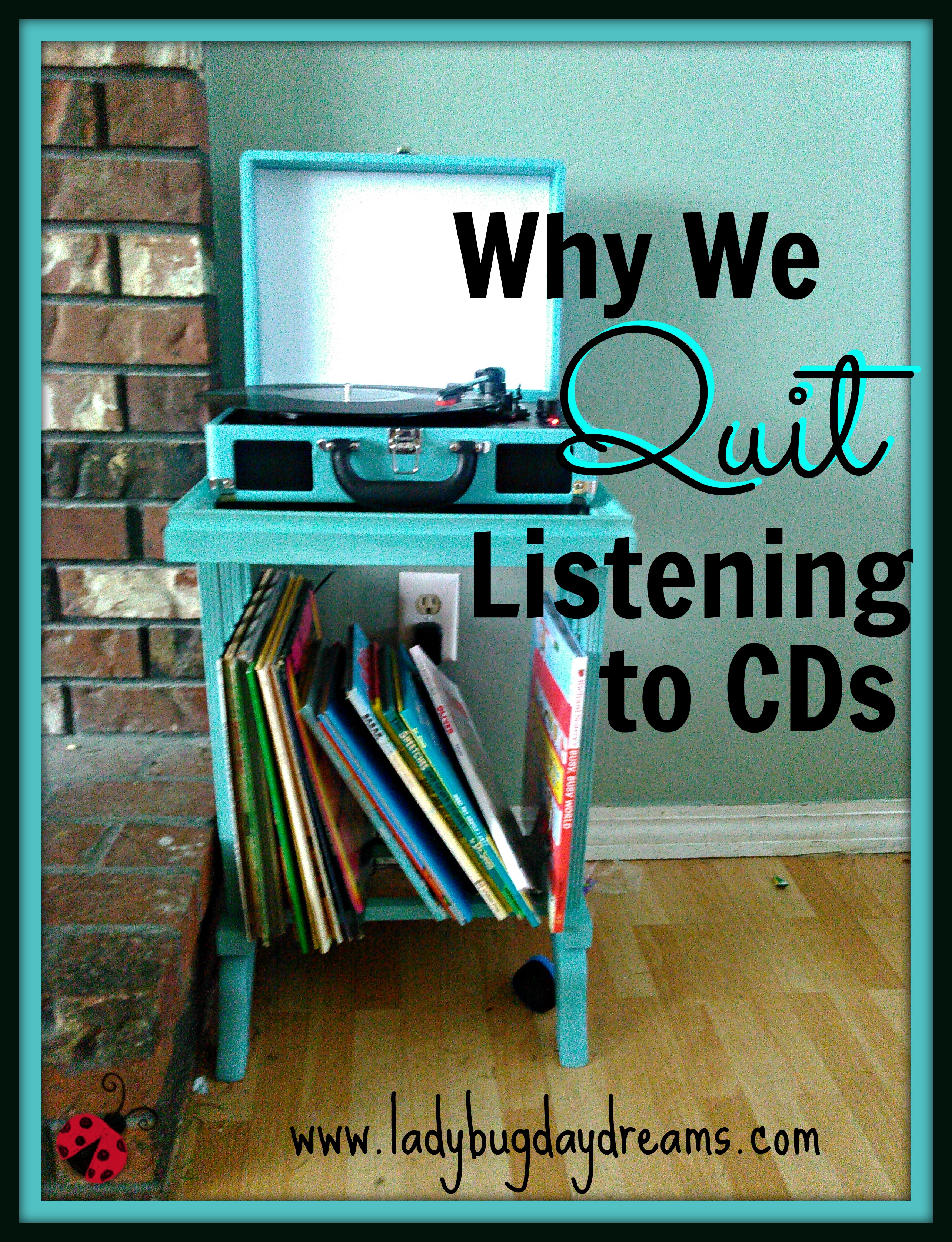 Why We Quit Listening to CDs framed