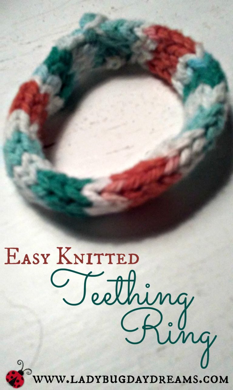 Teething Ring ~ Easy Knit Pattern