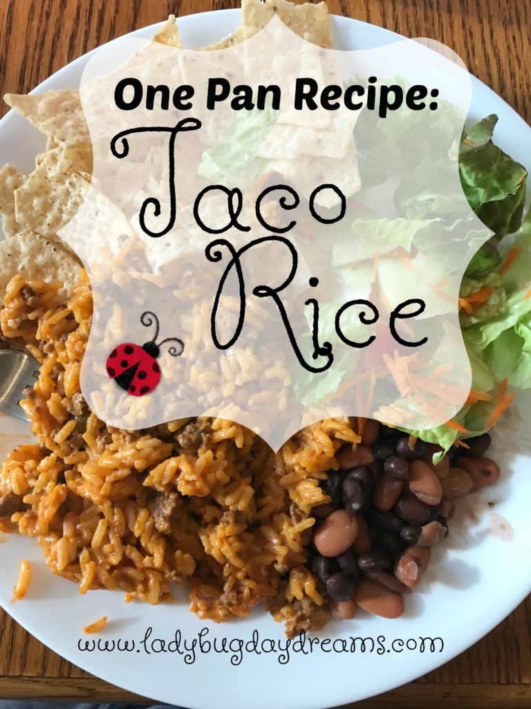One Pan Recipe Taco Rice