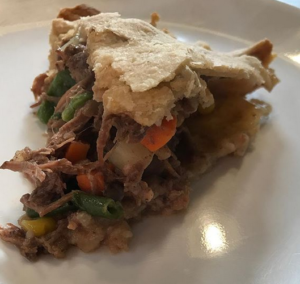 Beef Pot Pie using the leftover "Mom's Roast."