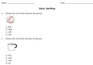 worksheet example