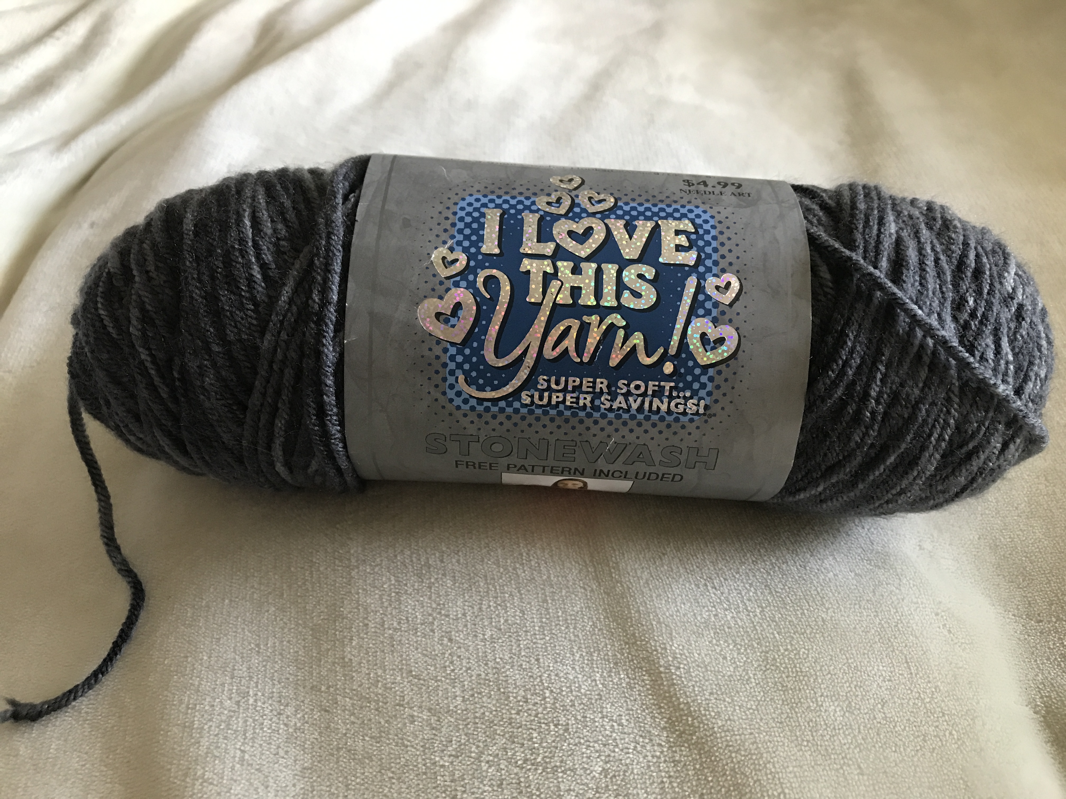 Reply to @badgerandyew Hobby Lobby I Love This Yarn Stonewashed and Pr